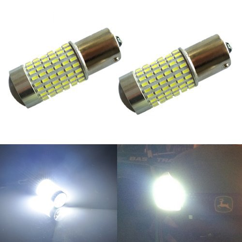 JDM ASTAR 1200 Lumens Extremely Bright 144-EX Chipsets 1156 1141 1073 7506 LED Bulbs with Projector , Xenon White