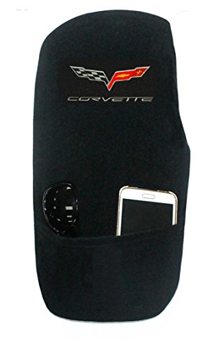 Seat Armour Custom Fit 'Konsole Armour' Center Console Cover for Select Chevrolet Corvette C6 Models (Black)