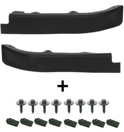 C5 Corvette Front Lower Spoiler Air Dam Left and Right Sides with Mount Hardware Fits: All 97 through 04 Corvettes